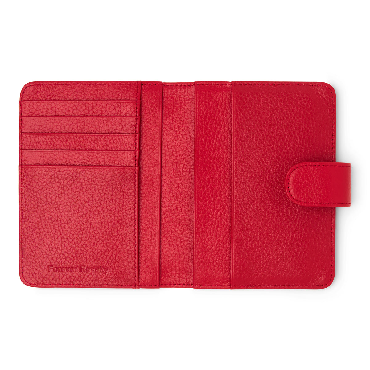 Red Leather Passport Holder